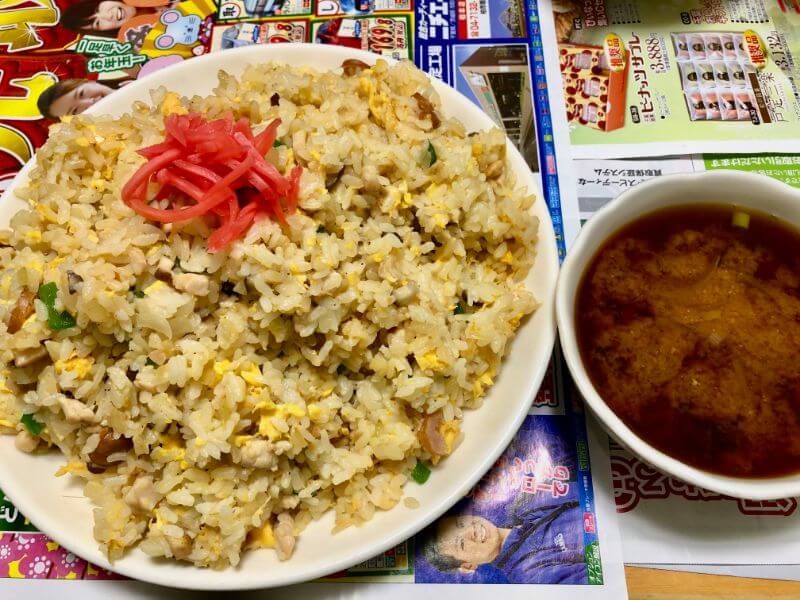 19.1129夕食-焼飯