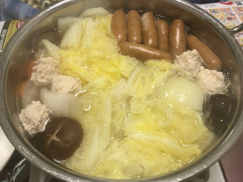 19.1205夕食-水炊き