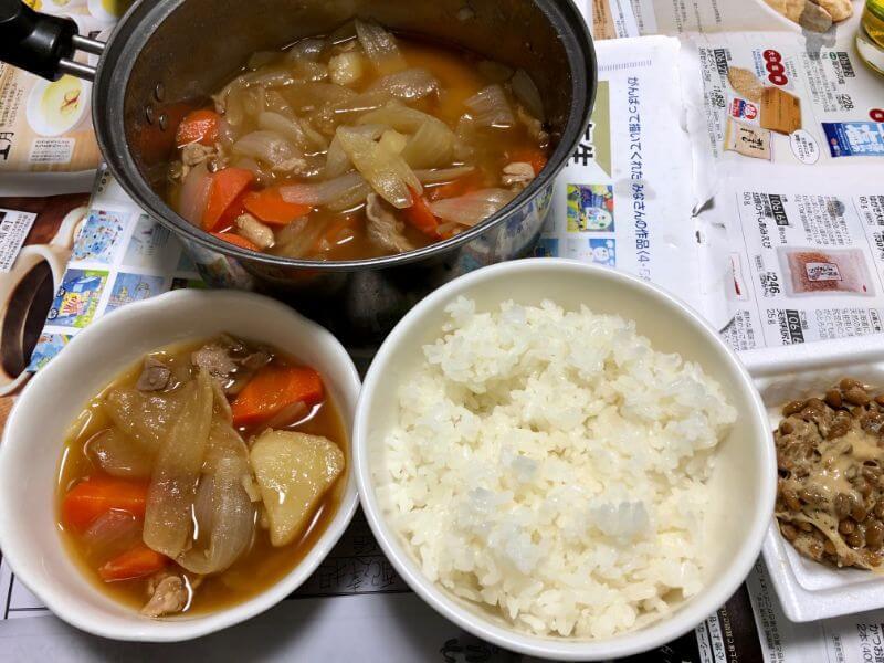 肉じゃがは手軽料理 肉は何肉 まさかの丼 天原料作のブログ