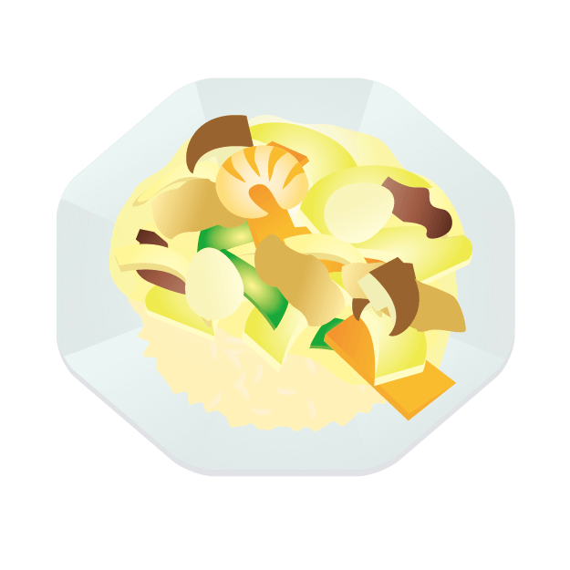 中華丼-イラスト