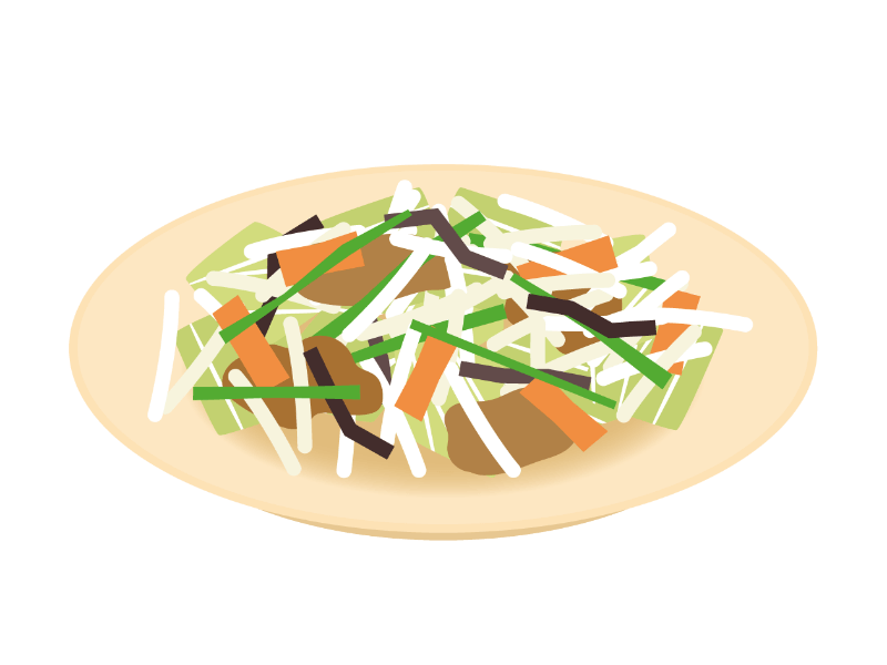 野菜炒め2-イラストCabossDesignさんによるイラストACからのイラスト