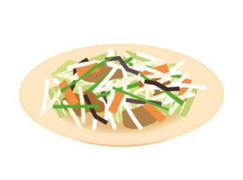 野菜炒め-イラスト