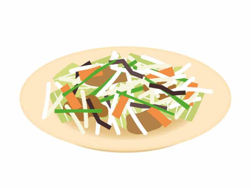 野菜炒め-イラスト